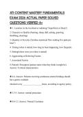 ATI CONTENT MASTERY FUNDAMENTALS EXAM 2026 ACTUAL PAPER SOLVED QUESTIONS VERIFIED A&plus;