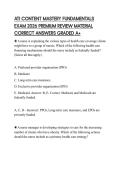 ATI CONTENT MASTERY FUNDAMENTALS EXAM 2026 PREMIUM REVIEW MATERIAL CORRECT ANSWERS GRADED A&plus;