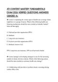 ATI CONTENT MASTERY FUNDAMENTALS EXAM 2026 VERIFIED QUESTIONS ANSWERS GRADED A&plus;