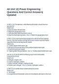 4A Unit 12&vert; Power Engineering Questions And Correct Answers&vert; Updated