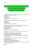 NUR 3165 PRACTICE QUESTIONS  AND CORRECT VERIFIED  ANSWERS EXAM 2026 