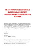 NR 667 PRACTICE EXAM WEEK 2  QUESTIONS AND EXPERT  VERIFIED ANSWERS GUARANTEED  SUCCESS 