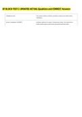SF BLOCK TEST 2 UPDATED ACTUAL Questions and CORRECT Answers