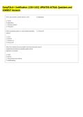 CompTIA A&plus; Certification &lpar;220-1102&rpar; UPDATED ACTUAL Questions and  CORRECT Answers