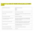 CompTIA A&plus; Core 2 WGU D317 UPDATED ACTUAL Questions and CORRECT  Answers