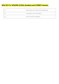 WGU D317 A&plus; UPDATED ACTUAL Questions and CORRECT Answers
