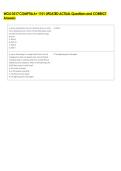 WGU D317 CompTIA A&plus; 220 UPDATED ACTUAL Questions and  CORRECT Answers