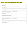 WGU D317  Bundled Exam Questions WITH  CORRECT Answers