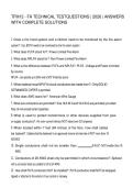 TFM12 - FA TECHNICAL TESTQUESTIONS &vert; 2026 &vert; ANSWERS WITH COMPLETE SOLUTIONS