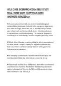 ATLS CASE SCENARIO CDEM SELF STUDY FINAL PAPER 2026 QUESTIONS WITH ANSWERS GRADED A&plus;