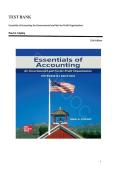 TEST BANK&lowbar;&lowbar;Essentials of Accounting for Governmental and Not-for-Profit Organizations 15th Edition by Paul A&period; Copley &comma; ISBN&colon; 9781264822720 &vert;All Chapters Verified&vert; Guide A&plus;