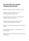 BLS EXAM SCRIPT 2026 COMPLETE QUESTIONS AND SOLUTIONS