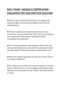 BOLC PHASE 1 MODULE B CERTIFICATION EVALUATION TEST 2026 PRACTICE SOLUTION