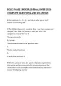 BOLC PHASE 1 MODULE B FINAL PAPER 2026 COMPLETE QUESTIONS AND SOLUTIONS