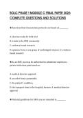 BOLC PHASE 1 MODULE C FINAL PAPER 2026 COMPLETE QUESTIONS AND SOLUTIONS