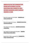 OMEGA PSI PHI TEST EXAM&lpar;ACTUAL EXAM&rpar; WITH CORRECT ACTUAL QUESTIONS AND CORRECTLY WELL DEFINED ANSWERS LATEST ALREADY GRADED A&plus; 2026