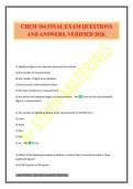CHEM 104 FINAL EXAM QUESTIONS AND ANSWERS&period; VERIFIED 2026&period;