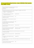 ACI Concrete Field  Bundled Exam Questions WITH  CORRECT Answers