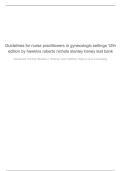 Guidelines for Nurse Practitioners in Gynecologic Settings&comma; 12th Edition &ndash; Hawkins&comma; Roberto&comma; Nichols