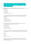 NUR 2830 FINAL EXAM 3 QUESTIONS AND 100&percnt; CORRECT ANSWERS 2025-2026 UPDATED&period;