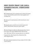 BURNS&rsquo; PEDIATRIC PRIMARY CARE CLINICAL SCENARIOS EXAM 2026 &ndash; EVIDENCE-BASED SOLUTIONS