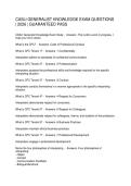 CASLI GENERALIST KNOWLEDGE EXAM QUESTIONS 2026 GUARANTEED PASS