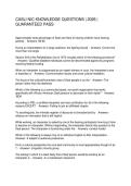 CASLI NIC KNOWLEDGE QUESTIONS 2026 GUARANTEED PASS