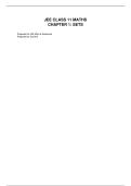 Summary -  mathematics 