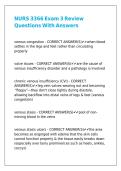 NURS 3366 Exam 3 Review Questions With Answers&period;