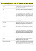 CINEMATOGRAPHY   Bundled Exam Questions WITH  CORRECT Answers