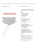 TESTBANK FOR PHARMACOTHERAPUTICS ADVANCED PRACTICE&sol; A PRACTICAL APPROACH UPDATED 5TH EDITION BY VIRGINIA POOLE ARCANGELO&comma; ANDREW PETERSON&comma; VERONICA WILBUR&comma; TEP M&period;KANG WITH CORRECT QUESTIONS AND ANSWERS GRADED A&plus;&lpar;2026 UPDATES CHAPTER 1-60TESTBANK FOR PHARM