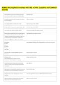 MDRAO All Chapters Combined UPDATED ACTUAL Questions and CORRECT  Answers
