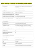 MDRAO Exam Prep UPDATED ACTUAL Questions and CORRECT Answers