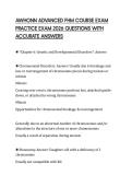 AWHONN ADVANCED FHM COURSE EXAM PRACTICE EXAM 2026 QUESTIONS WITH ACCURATE ANSWERS