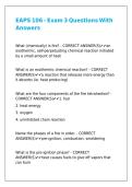 EAPS 106 - Exam 3 Questions With Answers &comma;