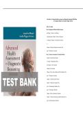 Test Bank For Advanced Health Assessment and Diagnostic Reasoning Fifth Edition By Jacqueline Rhoads And Sandra Wiggins Petersen