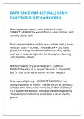 EAPS 106 EXAM 4 &lpar;FINAL&rpar; EXAM QUESTIONS WITH ANSWERS&period;