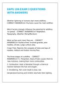 EAPS 106 EXAM 3 QUESTIONS WITH ANSWERS&period;