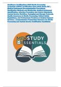 Healthcare Certifications 2026 Sterile Processing Technician &lpar;CSPDT&rpar; Certification Exam Study Guide PDF &vert; Medical Instrument Decontamination Procedures&comma; Sterilization Methods and Monitoring&comma; Surgical Instrument Identification&comma; Infection Prevention and Con