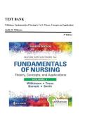 TEST BANK&lowbar;&lowbar;Fundamentals of Nursing 4e Vol 1&colon; Theory&comma; Concepts&comma; and Applications 4th Edition by Judith M&period; Wilkinson &comma; ISBN&colon; 9780803676862 &vert;All Chapters Included&vert; Guide A&plus;