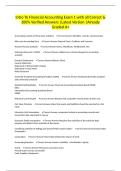 Intro To Financial Accounting Exam 1 with all Correct & 100&percnt; Verified Answers &vert;Latest Version &vert;Already Graded A&plus;