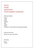 NGWA EXAM QUESTIONS WITH CORRECT ANSWERS 