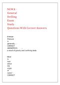 NGWA - General Drilling Exam Study Questions With Correct Answers&period;