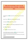 MBA 510 CHAPTER 6 AND 7 EXAM QUESTIONS AND ANSWERS&period; VERIFIED 2026&period;