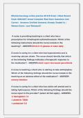 RN pharmacology online practice 2019 B Exam &vert;&vert; Most Recent  Exam 2026&sol;2027 Actual Complete Real Exam Questions And  Correct   Answers &lpar;Verified Answers&rpar; Already Graded A&plus; &vert;  Newest Exam &vert; Just Released&excl;&excl; 