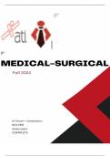 ATI-RN Adult Medical Surgical Nursing Detailed Answer Key ATI Complex Endocrine Practice-latest 2022/2023