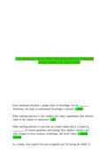 CCC MODULE 1 POST TEST 2024 QUESTIONS & ANSWERS WITH COMPLETE SOLUTIONS