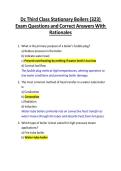 Dc Third Class Stationary Boilers &lpar;323&rpar; Exam Questions and Correct Answers With  Rationales