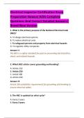 Electrical Inspector Certification Exam  Preparation Newest With Complete  Questions And Correct Detailed Answers&vert;  Brand New Version 