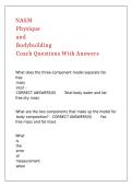 NASM Physique and Bodybuilding Coach Questions With Answers